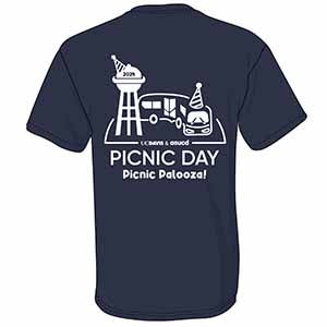 Shirt with Picnic Day logo