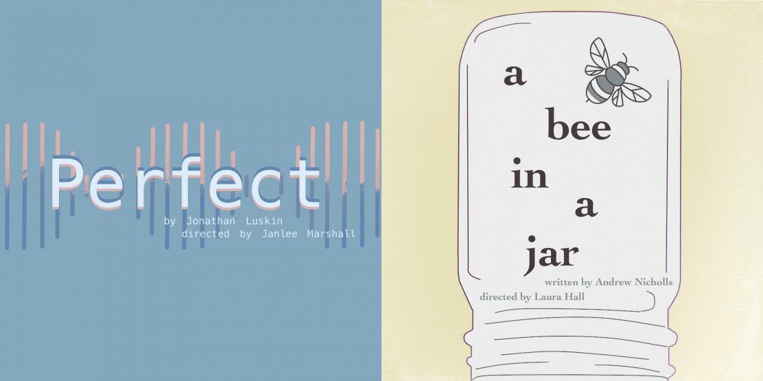  "Perfect" (with DNA) and "A Bee in a Jar" (with a bee in a jar)