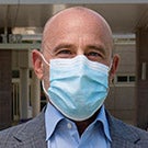 David Lubarsky wearing surgical mask