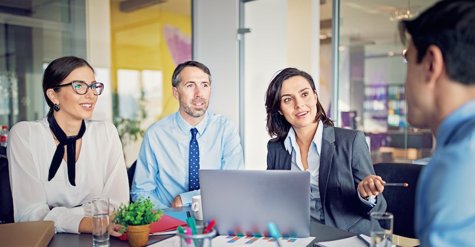 Human resources skills will help you navigate board room meetings. 