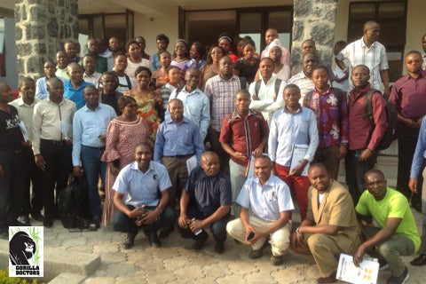 One Health workshop attendees in DR Congo 