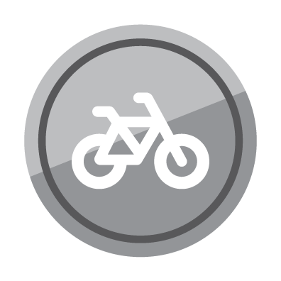 Graphic: Bicycle on platinum medal
