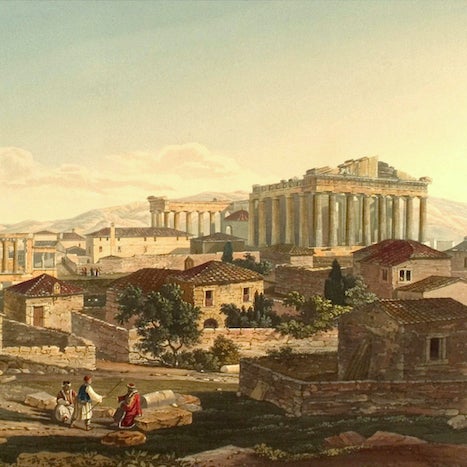 Painting of the Parthenon