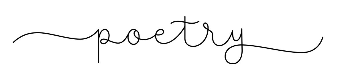 Poetry in cursive writing