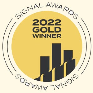 Signal Awards gold seal
