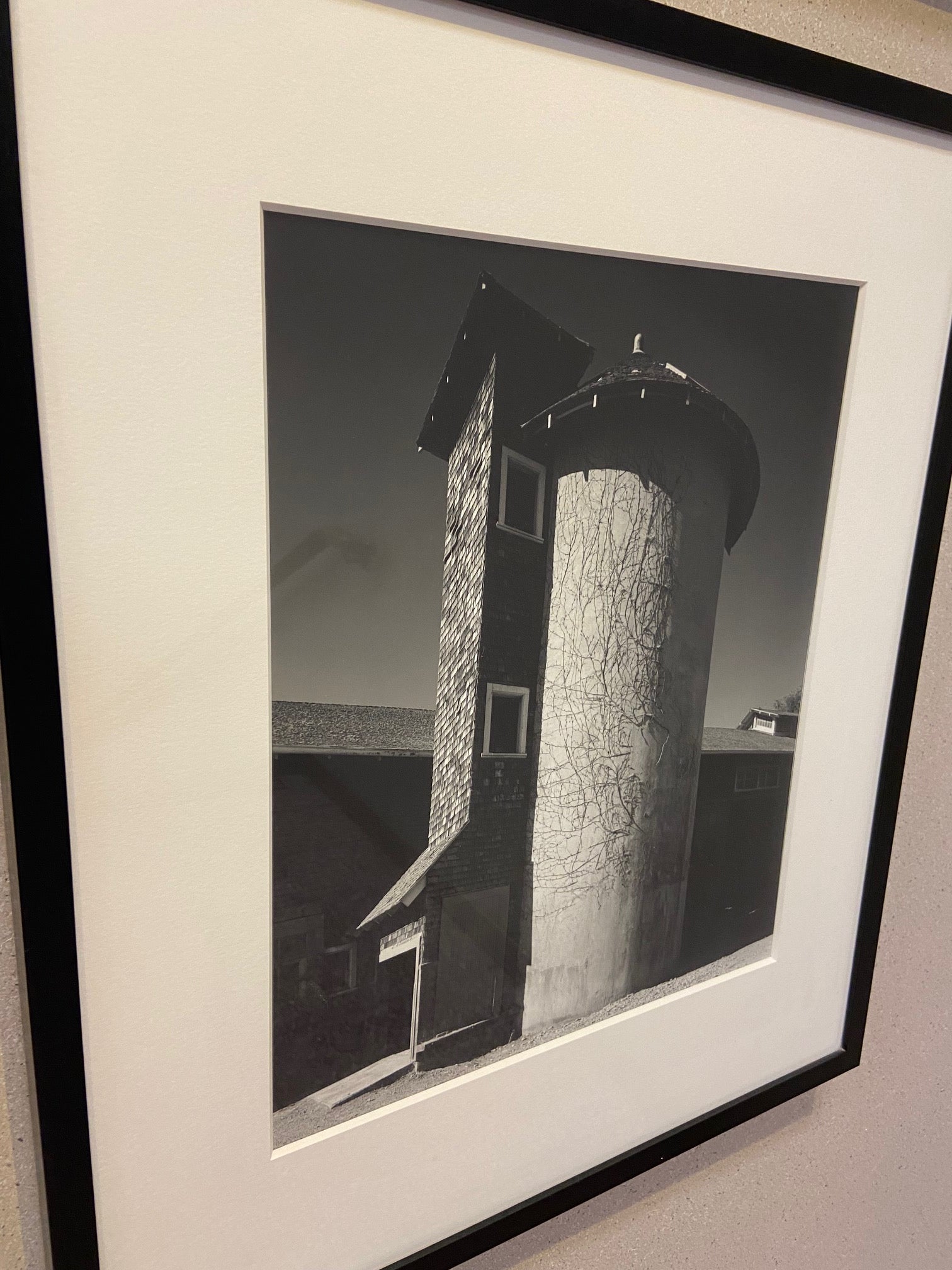 photo of Ansel Adams print hanging in Mrak Hall UC Davis
