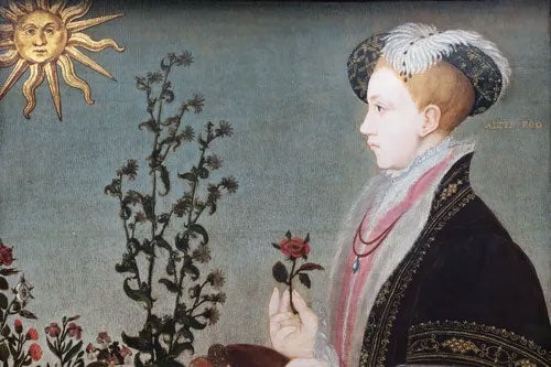 Painting of Tudor subject, part of San Francisco art exhibit at Legion of Honor