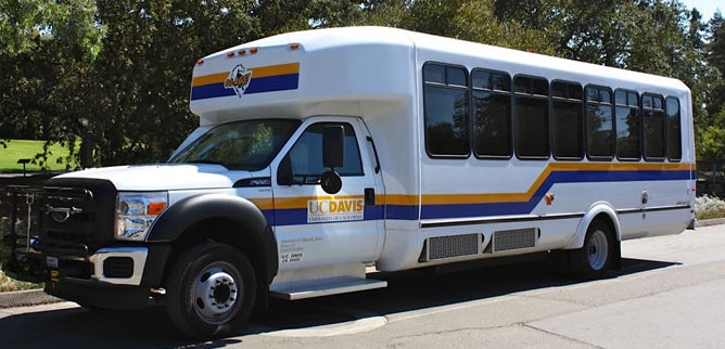  UC Davis shuttle bus