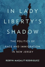Book cover, Statue of Liberty in shadow