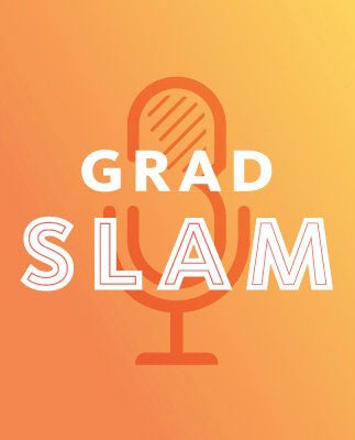 Grad Slam microphone logo