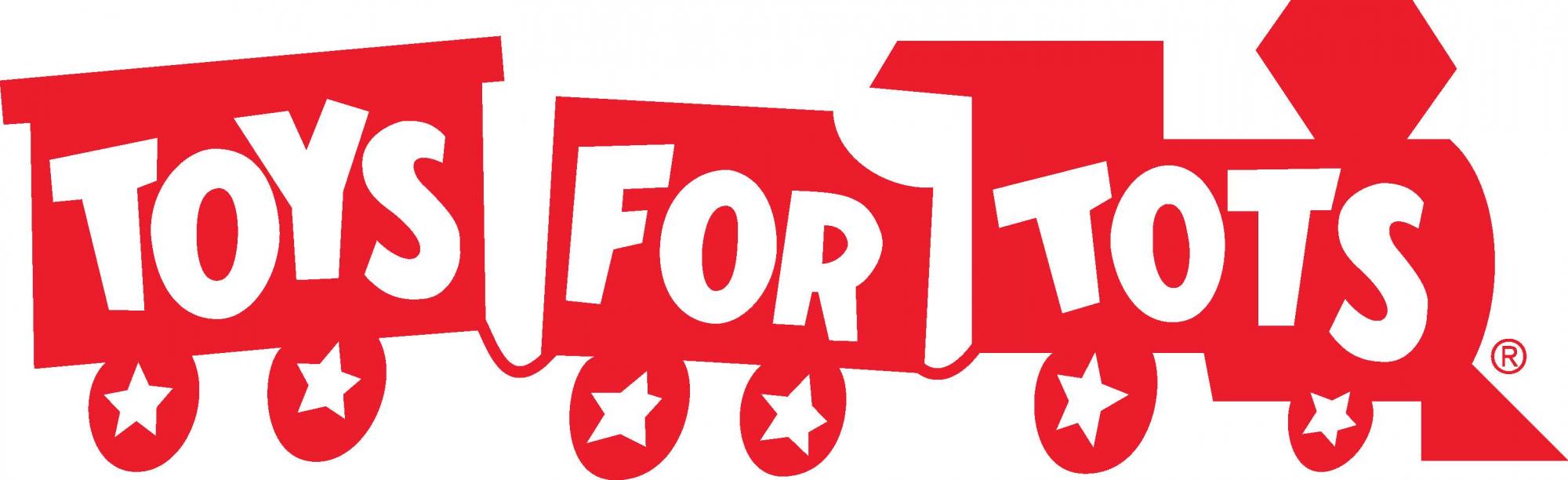 Toys for Tots logo, red train