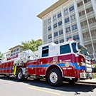 UC Davis fire engine.