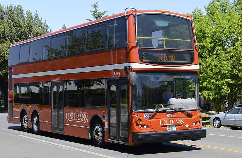 ... to modern, like this double-decker that joined the Unitrans fkleet in 