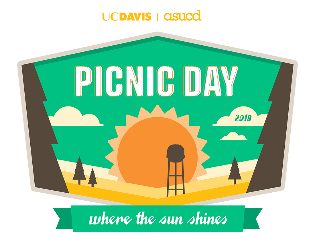 Picnic Day 2018 "Where the Sun Shines" logo