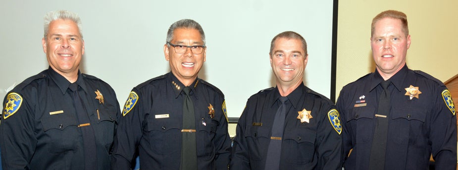 3 new officers with Joe Farrow