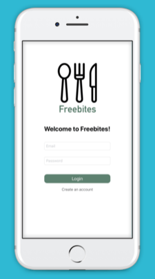 Screenshot of Freebite app