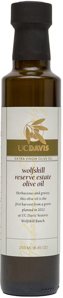 Bottle of Wolfskill olive oil