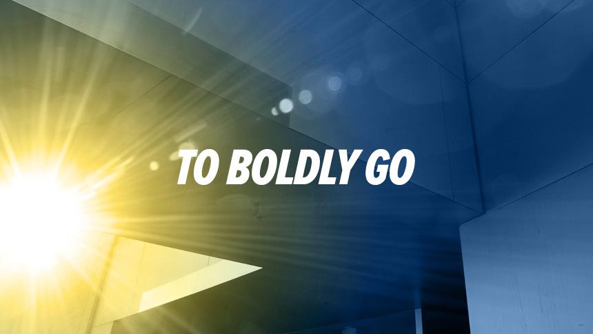 To Boldly Go logo