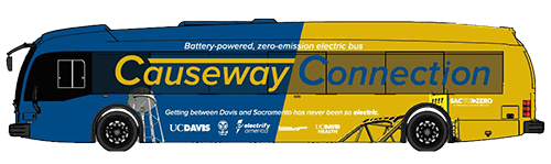 A rendering of the Causeway Connection bus.