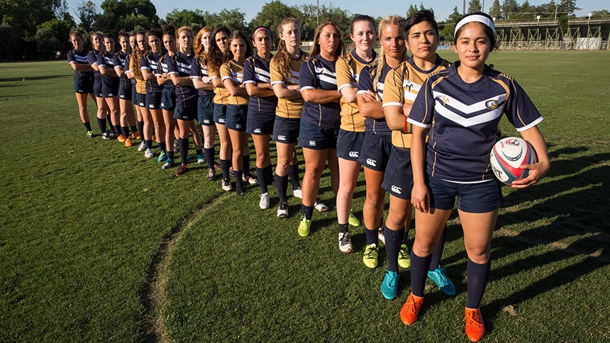 The UC Davis  Women's Rugby Team Sport Club