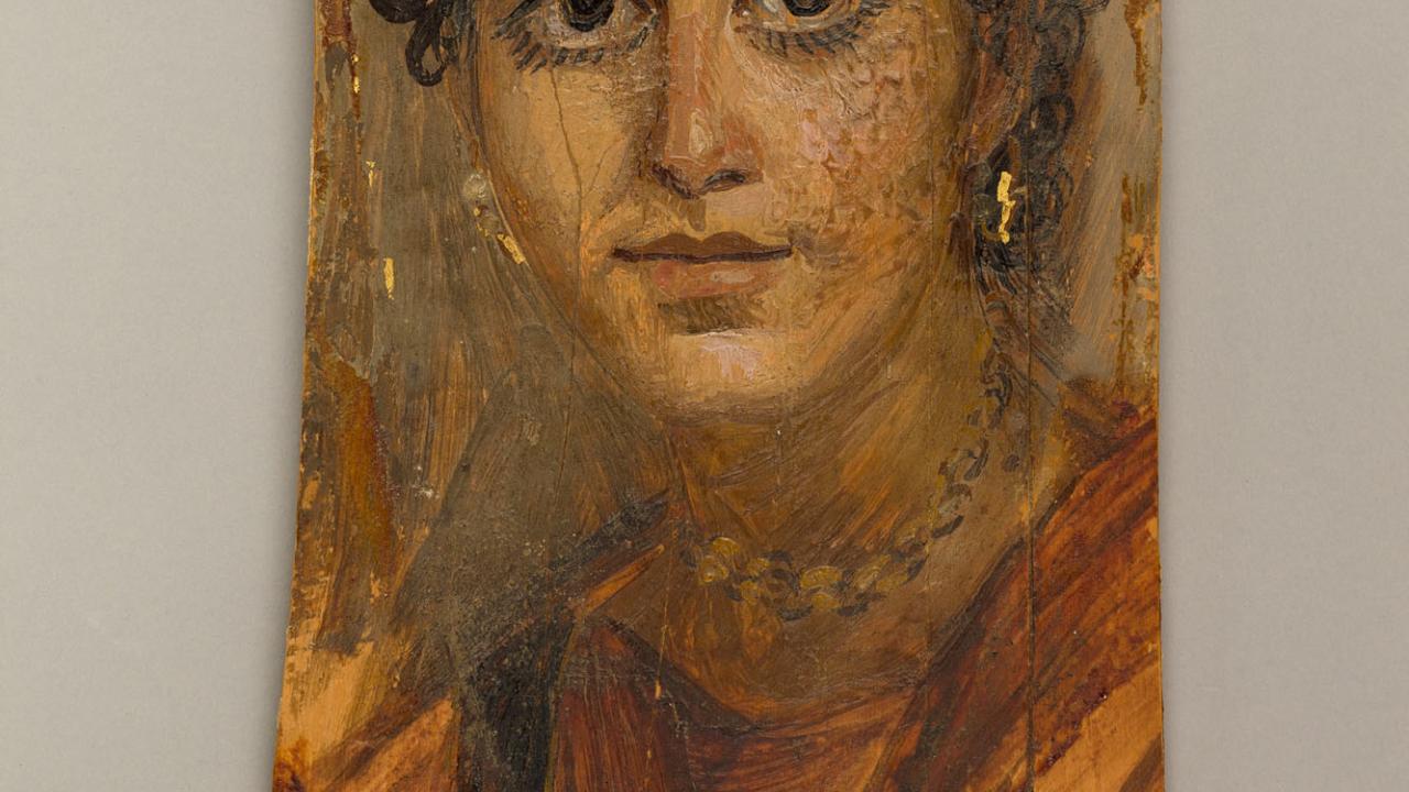 Mummy portrait from Egypt