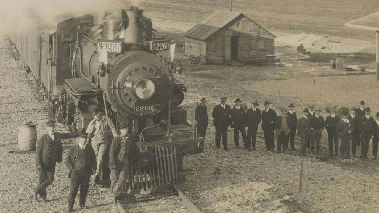old railroad photo