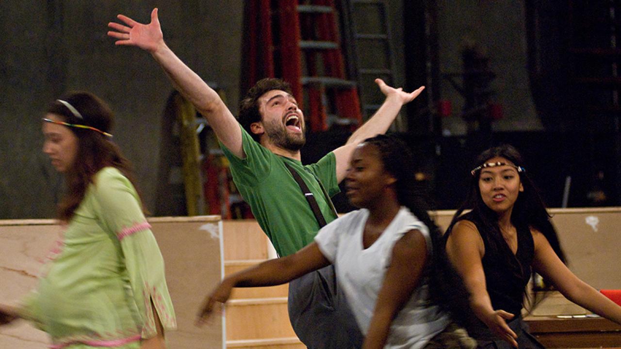 Participation is a unique focus of the Theatre and Dance major.