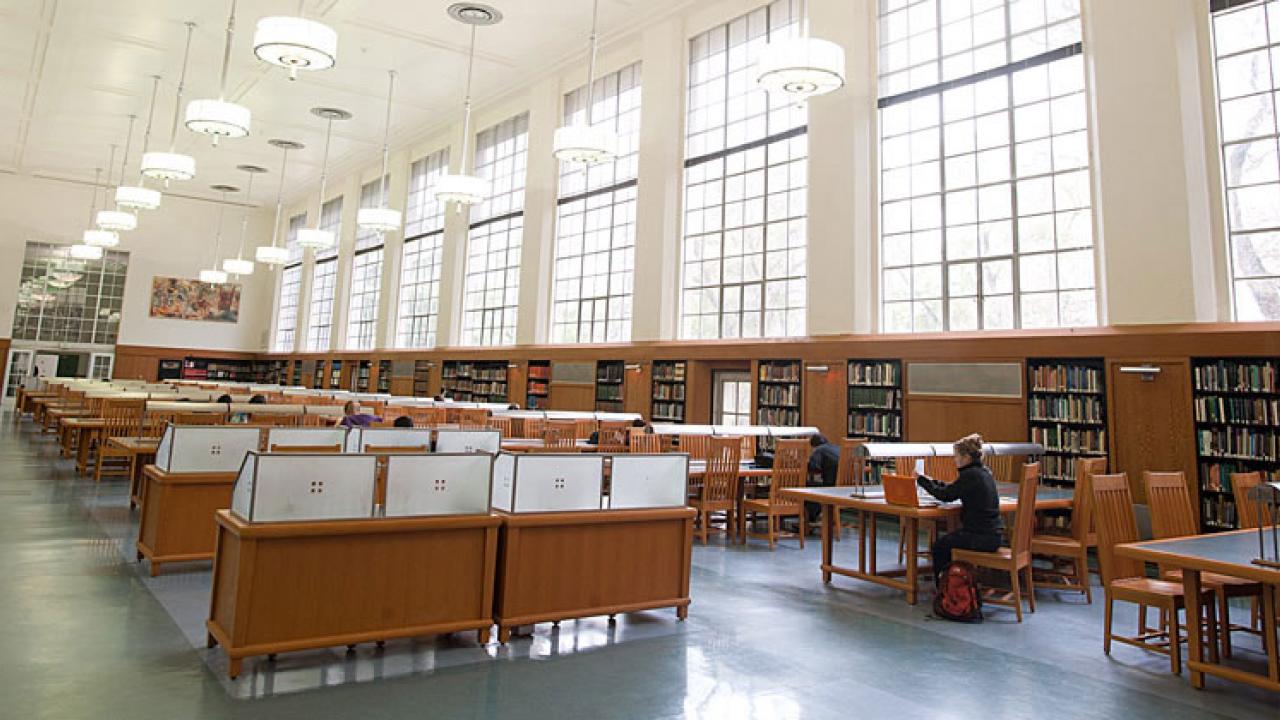 24-Hour Reading Room at Shields Library