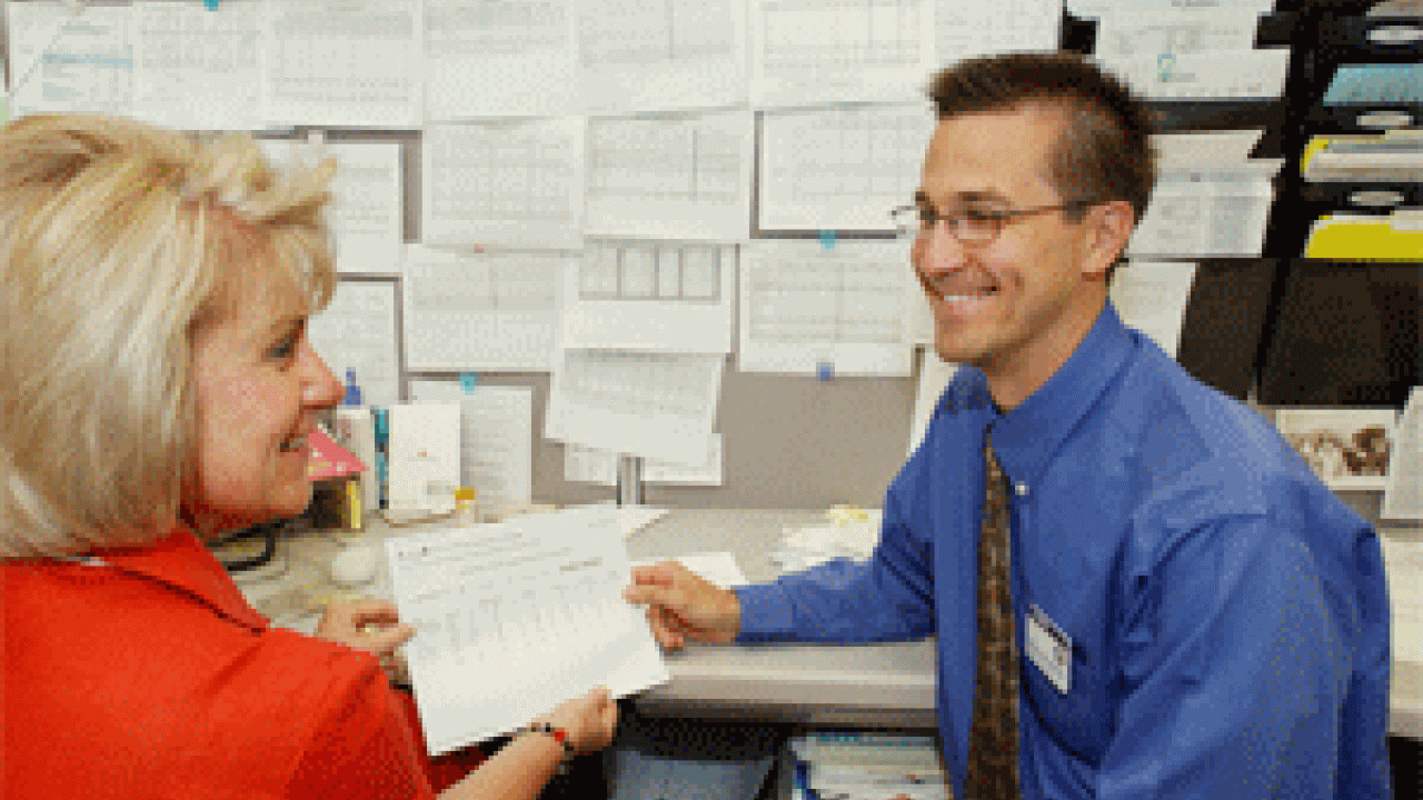 Darlene Hunter and Brian Alexander of undergraduate admissions discuss the advantages of having more information about prospective students available online.