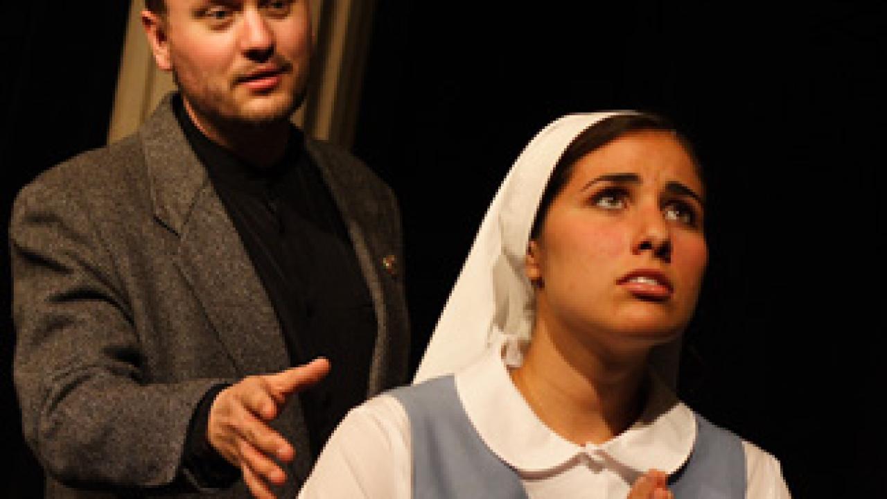 Contemporary Vienna is the setting for the UC Davis production of Shakespeare's Measure for Measure, with a cast that includes Jesse Merz and Gia Batt