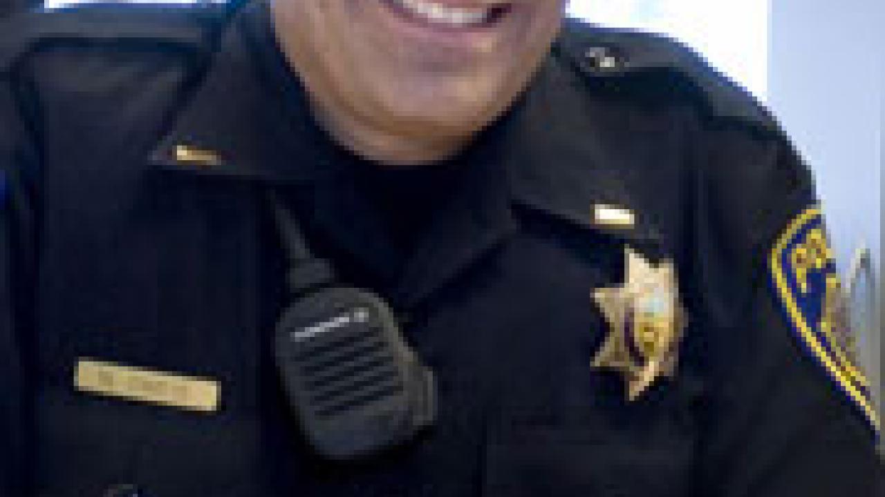 UC Davis police Lt. Nader Oweis recently received the Calvin Handy Leadership Award, named after the police chief who hired him 12 years ago.