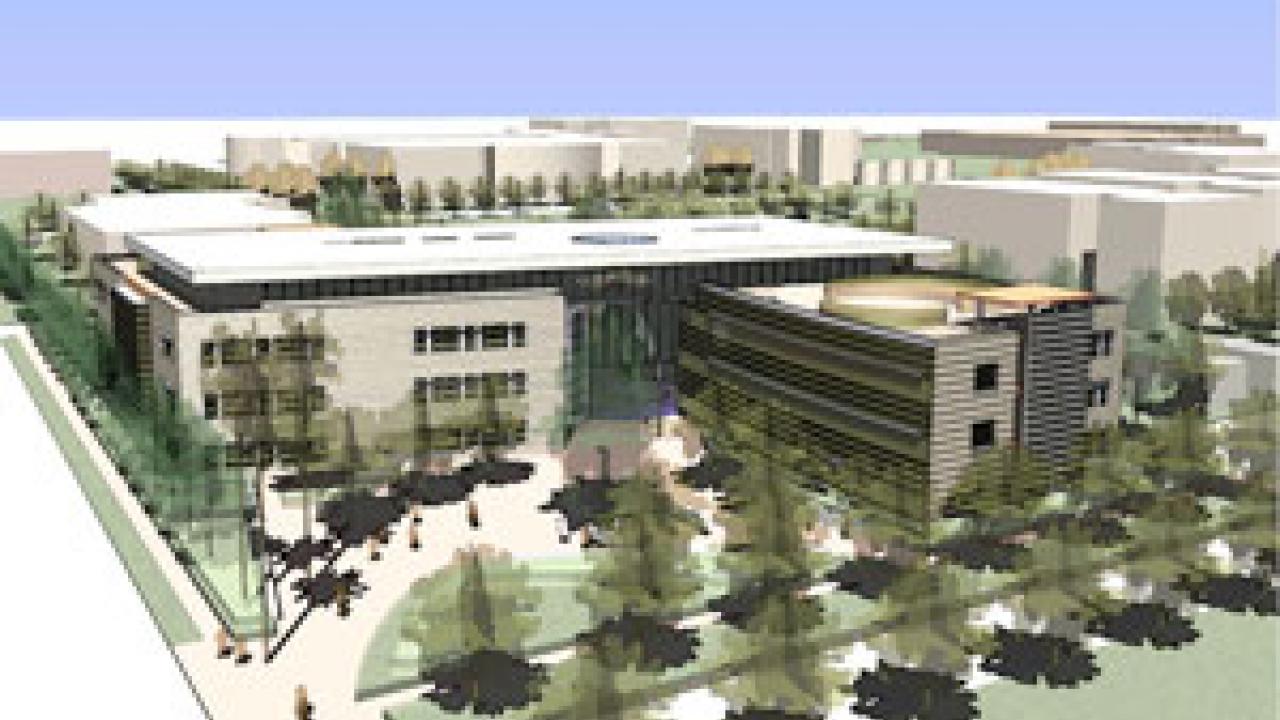 The new teaching center will be situated in the medical center campus on the southeast corner of 45th and X streets.