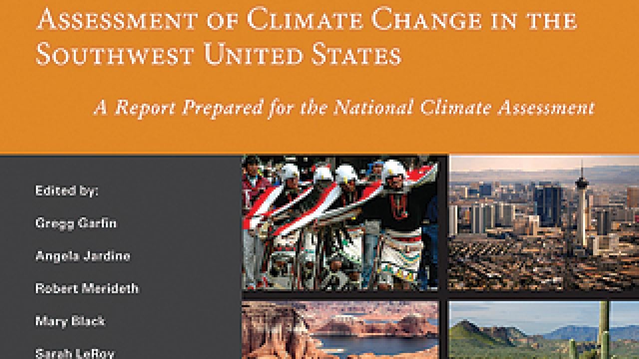 Cover of the book "Assessment of Climate Change in the Southwest United States"