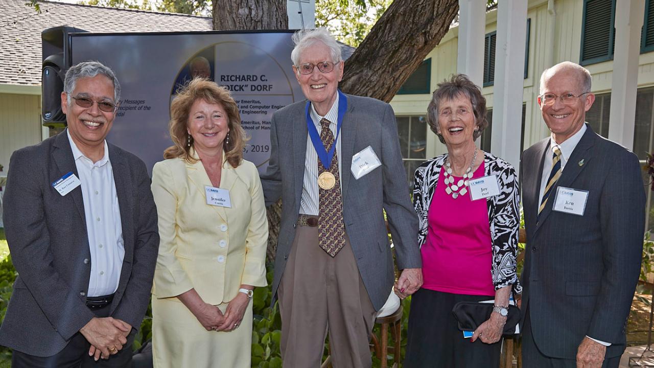 Group photo at UC Davis Medal presentation