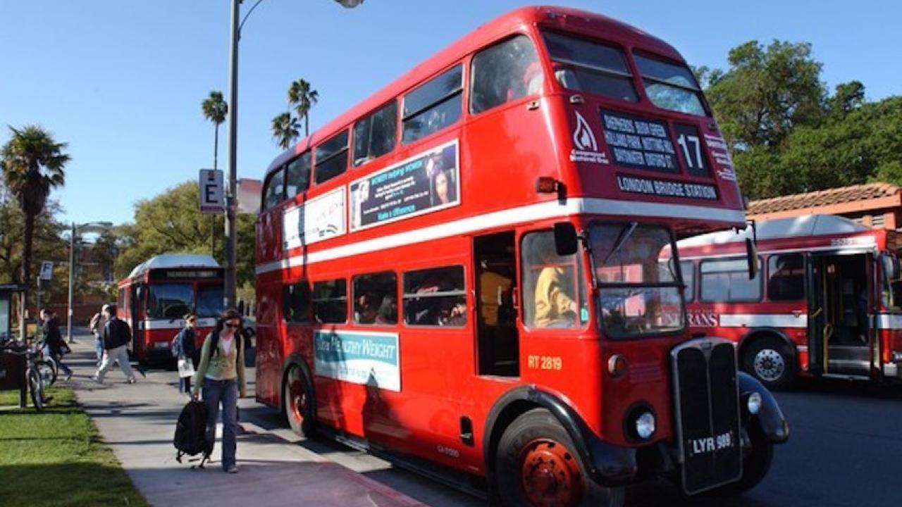 A Unitrans London double decker bus
