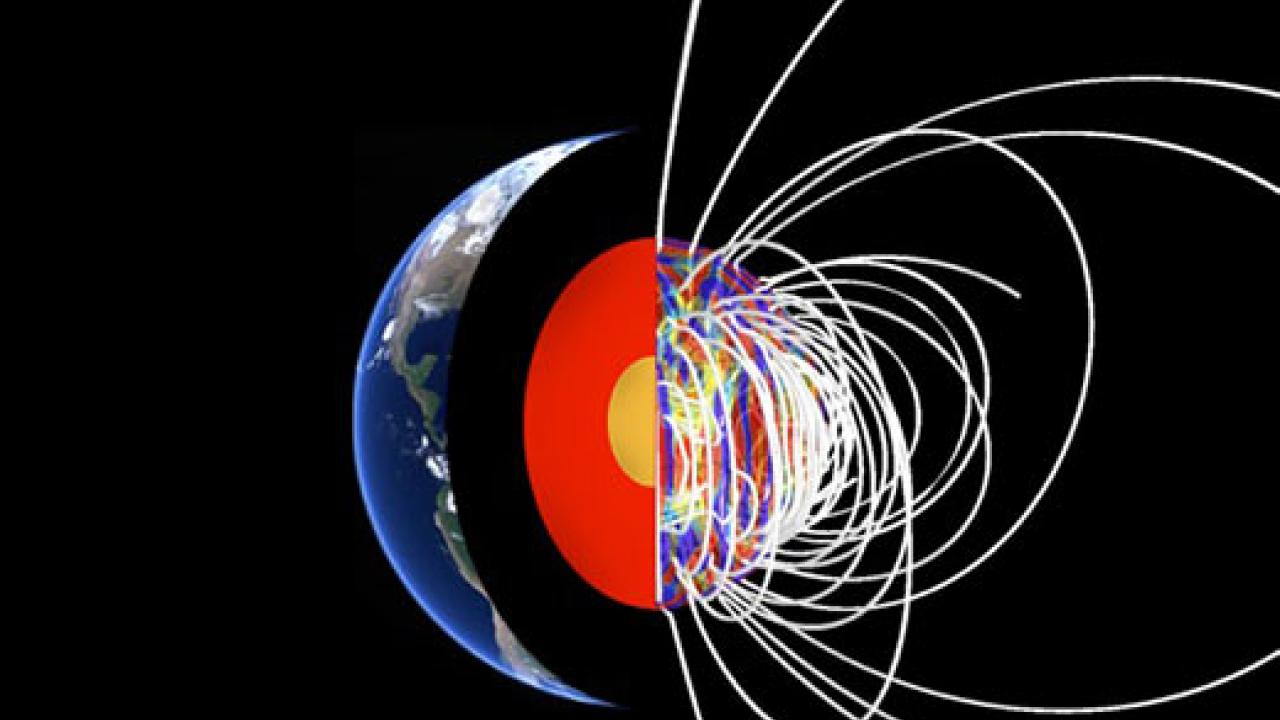 Graphic of exploding circular lines from a center