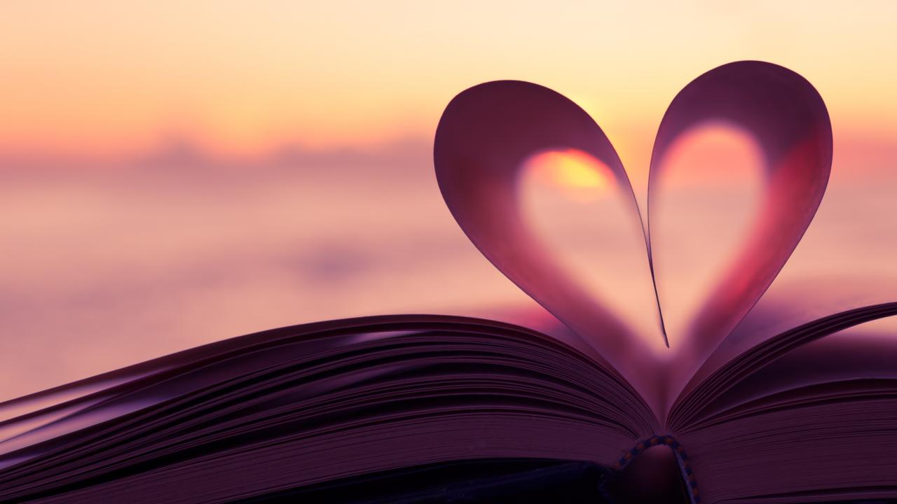 Heart in book