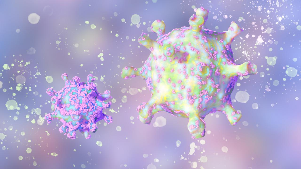 Concept image of viruses