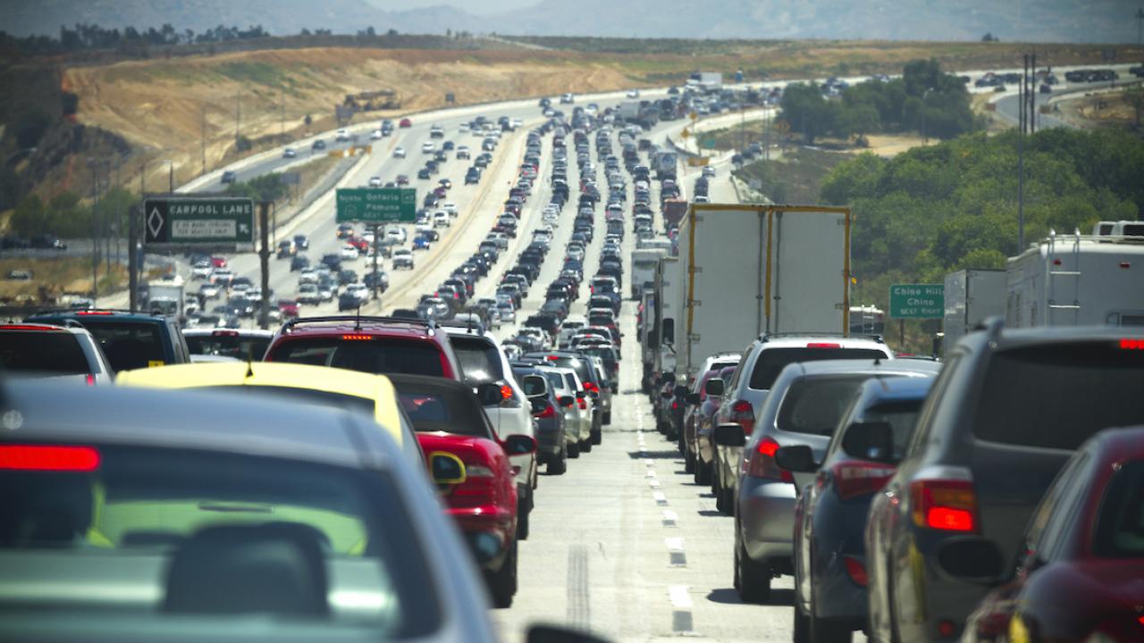 Traffic in southern California