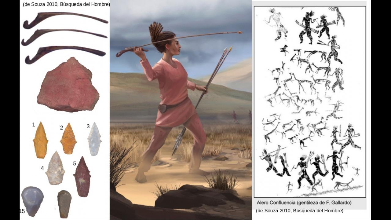 illustration of female warrior