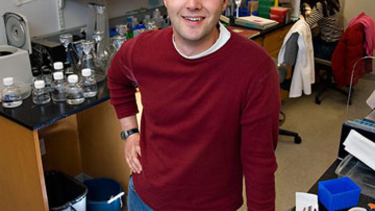 Photo: Neil Hunter in his office.