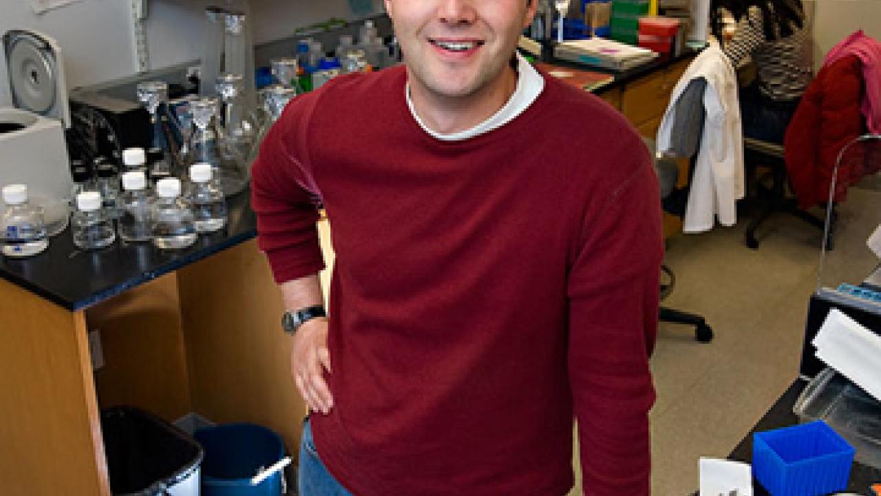 Photo: Neil Hunter in his lab