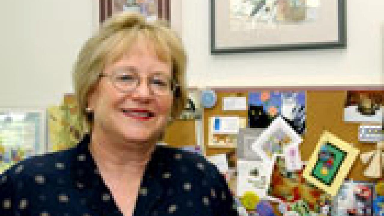 photo of Sue Torguson in her office