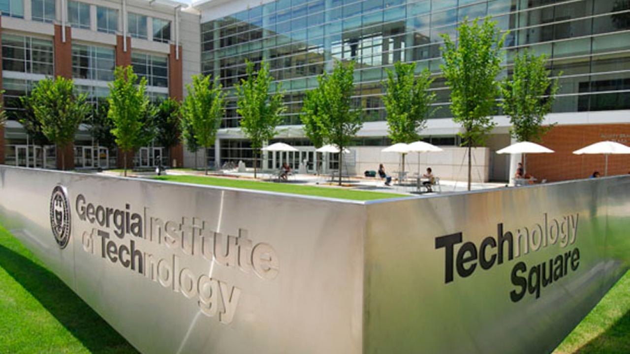 Georgia Institute of Technology-Technology Square signs