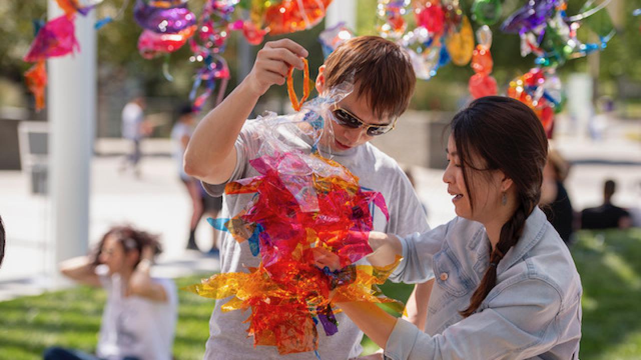 This Picnic Day, spark your creativity and wonder with a stop at the Manetti Shrem Museum from 10 a.m. to 5 p.m. by making art with friends, family, and other Davis residents (courtesy).