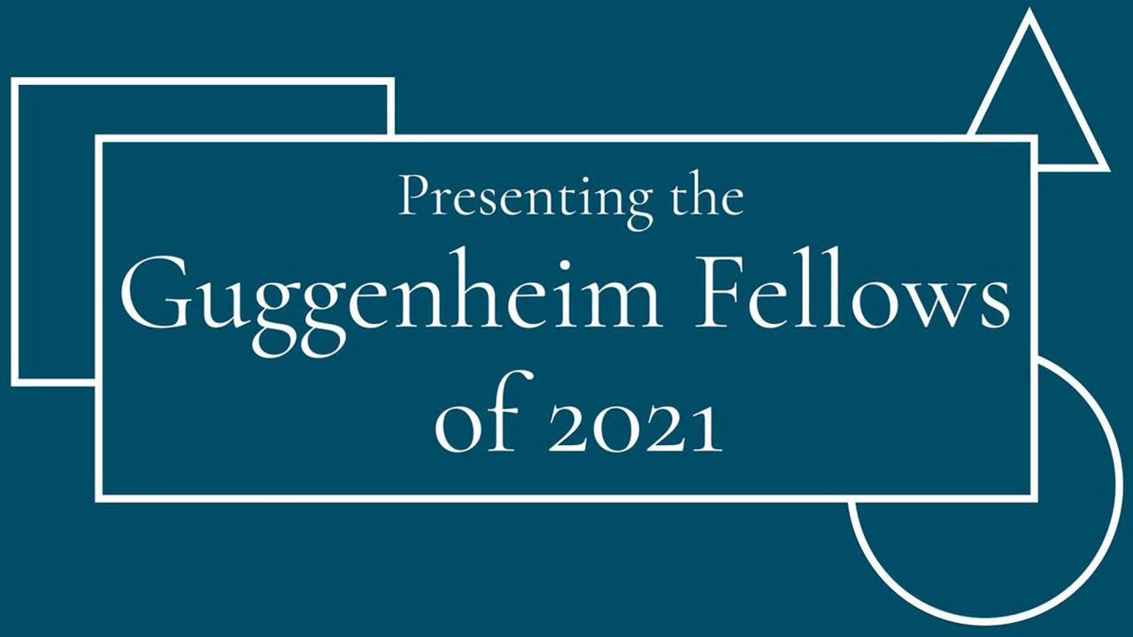 "Presenting the Guggenheim Fellows of 2021" graphic