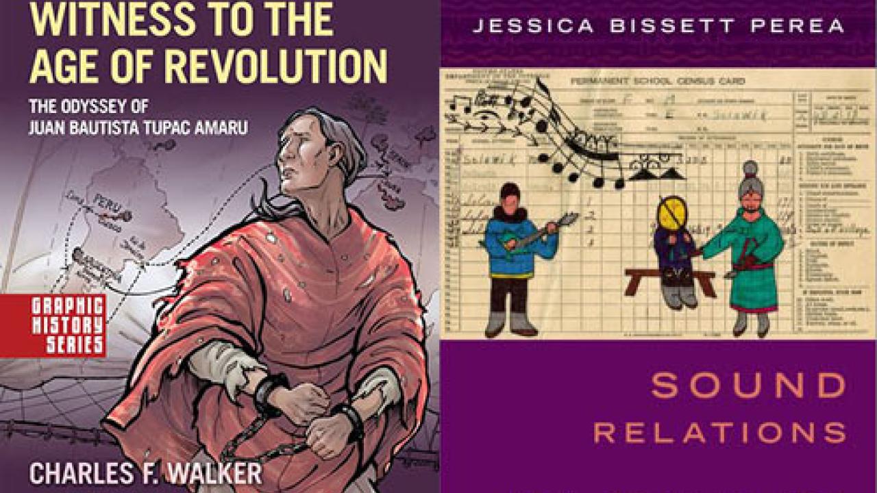 2 book covers: "Witness to the Age of Revolution" and "Sound Relations"