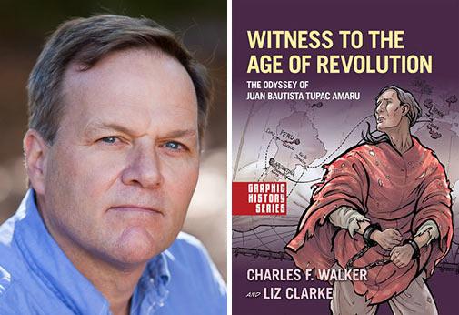 Charles Walker headshot and "Witness to the Age of Revolution" book cover
