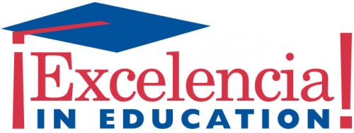 "Excelencia in education" logo with grad cap