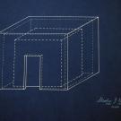 Blueprint of cube